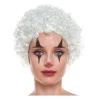 Peluca Payaso Blanco 70G