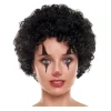 Peluca Payaso Negro 70G