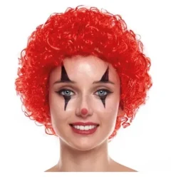 Peluca Payaso Rojo 70G