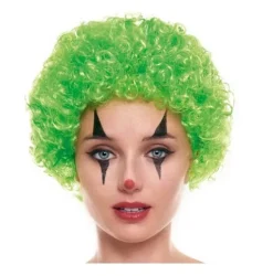 Peluca Payaso Verde 70G