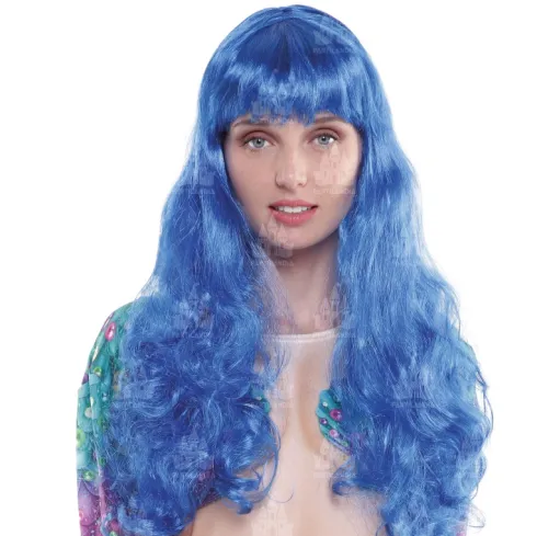 Peluca Sirena Azul Osc