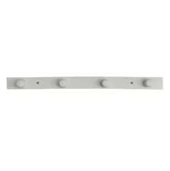 Perchero A Fijar 4 Ganchos – Blanco