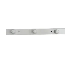 Perchero A Fijar 3 Ganchos – Blanco