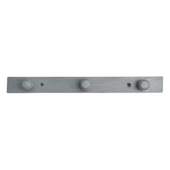 Perchero A Fijar 3 Ganchos – Gris