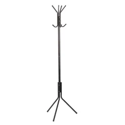 Perchero Metal Negro 170x48cm