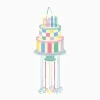 Piñata Plegable Tarta Cumple Velas