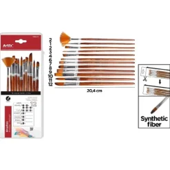 Pincel Profesional Sintético 12u