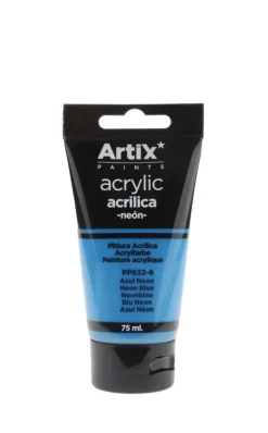 Pintura Acrílica 75ml Azul Neón