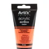 Pintura Acrílica 75ml Naranja Neón