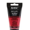 Pintura Acrílica 75ml Rojo Carmesí