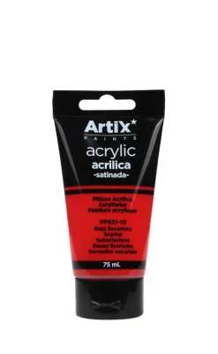 Pintura Acrílica 75ml Rojo Escarlata