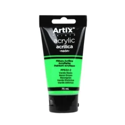 Pintura Acrílica 75ml Verde Neón