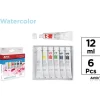 Pintura Acuarela 12ML 6 Tubos