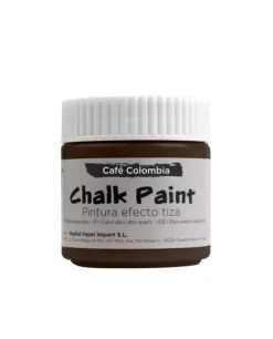 Pintura Efecto Tiza 100ml Cafe Colombia