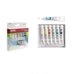 Pintura Témpera 12ML 6 Tubos