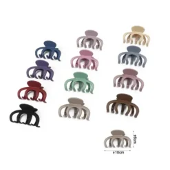 Pinza Para Cabello Mate Colores 10cm