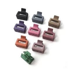 Pinza Para Cabello Mate Colores 5cm