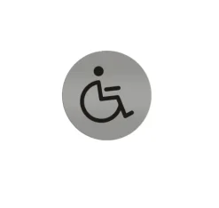 Placa De Aseo Minusválidos 9CM/0.8MM