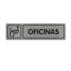 Placa De oficinas 18X5CM/0.8MM