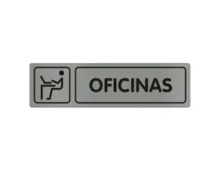 Placa De oficinas 18X5CM/0.8MM