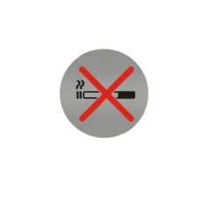 Placa De Prohibido Fumar 9CM/0.8MM
