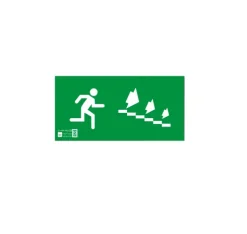 Placa De Salida PVC 32X16CM/0.6MM
