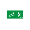 Placa De Salida PVC 32X16CM/0.6MM