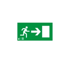 Placa De Salida PVC 32X16CM/0.6MM