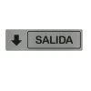 Placa De Salida 18X5CM/0.8MM