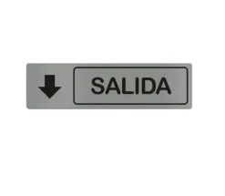 Placa De Salida 18X5CM/0.8MM