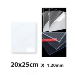 Placa de Vidrio Sintético Rectangular