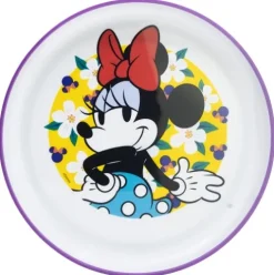 Plato Antideslizante Premium Bicolor Minnie Sunshine