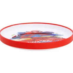 Plato Antideslizante Premium Bicolor Spiderman Moving Target