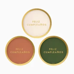 Plato Cartón Cumple 18cm Surt