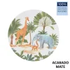 Plato Llano 25.5cm Sauvage Melamina Mate La Med