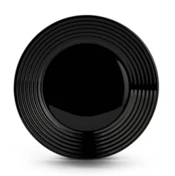 Plato Llano Harena Negro Lum 25cm