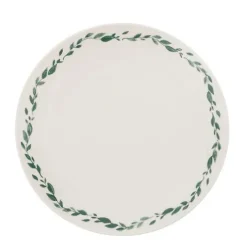 Plato Llano Laurier Porcelana Blanca 27cm