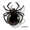 Plato Plástico Spider Negro