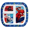 Plato Rectangular Dividido Spiderman Mob Rules