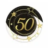 Platos Cartón 50 Años 23cm