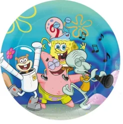 Platos Cartón Bob Esponja 23cm