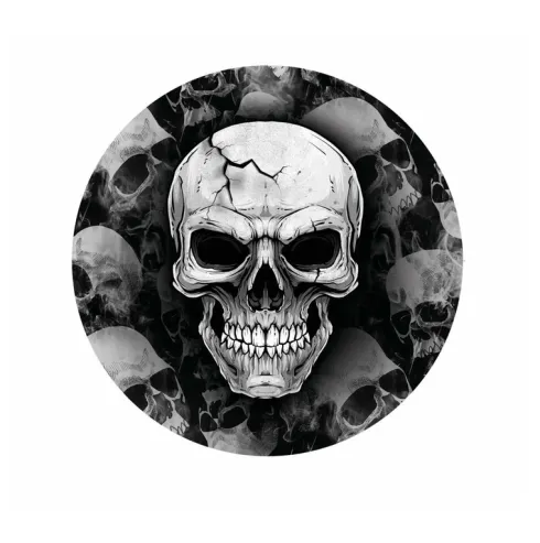 Platos Cartón Calavera 23cm