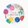 Platos Cartón Globos 23cm