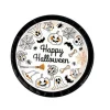 Platos Cartón Halloween Print 18cm