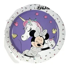 Platos Cartón Minnie Mouse Unic 20cm