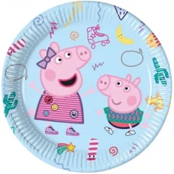 Platos Cartón Peppa Pig 23cm