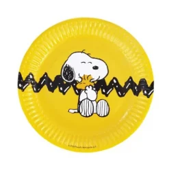 Platos Cartón Snoopy Comic 18cm