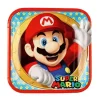 Platos Cartón Super Mario 23cm