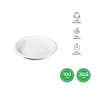 Platos Hondo Redondo Reutilizable Blanco Ø20,5CM