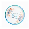 Platos Llano Oh My Boy Azul 17cm